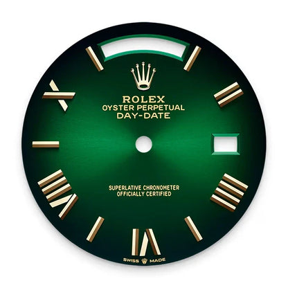 Day-Date 40 Oyster, 40 mm, Yellow Gold, Green Ombré Dial, Ref# 228238-0069