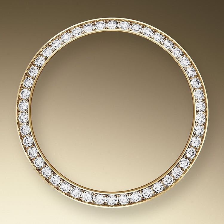 Datejust 31, Oystersteel, 18kt Yellow Gold and diamonds, Ref# 278383RBR-0021