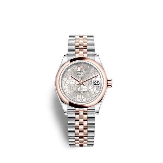 Datejust 31mm, Oystersteel and 18k Everose Gold and Diamonds, Ref# 278241-0032