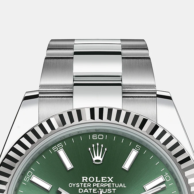 Datejust 41mm, Oystersteel and 18k White Gold, Ref# 126334-0027