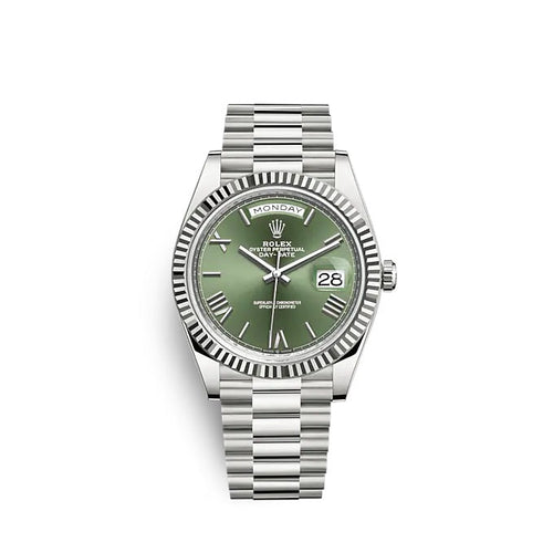 Day-Date 40 White gold Ref# 228239-0033