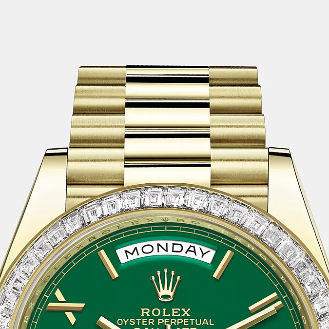 Day-Date, 40mm, 18k Yellow Gold and Diamonds, Ref# 228398tbr-0039