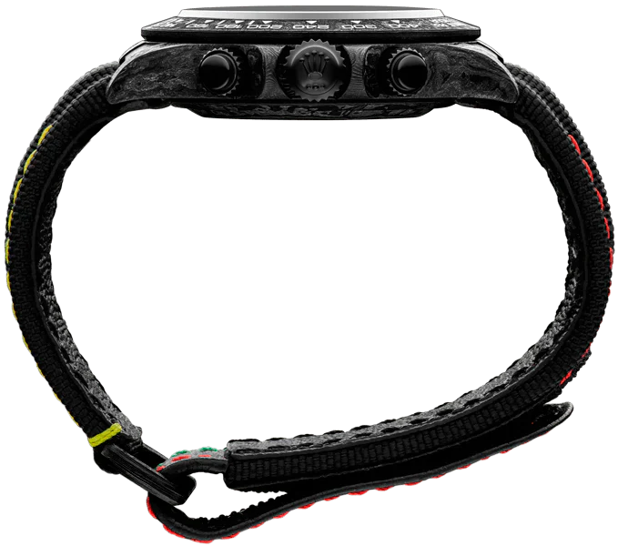 Diw Daytona carbon motley 40mm oyster black