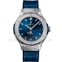 Копии часов Hublot Classic Fusion Titanium Blue 38 мм 565.NX.7170.LR