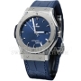 Копии часов Hublot Classic Fusion Titanium Blue 38 мм 565.NX.7170.LR