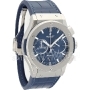 Копии часов Hublot Classic Fusion Chronograph Titanium Blue 45 мм 521.NX.7170.LR