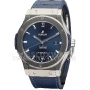 Копии часов Hublot Classic Fusion Titanium Blue 42 мм 542.NX.7170.LR