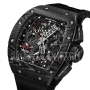 Копии часов Richard Mille RM11-02 Automatic Flyback Chronograph Dual Time Zone Jet Black Americas Limited Edition RM11-02 CA TPT